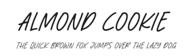 Almond Cookie by Balpirick Studio — Script Handwritten Font — thumbnail 1