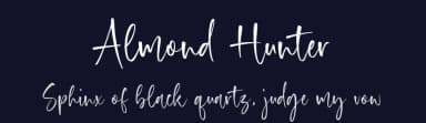 Almond Hunter by Timur Type — Script Handwritten Font — thumbnail 2