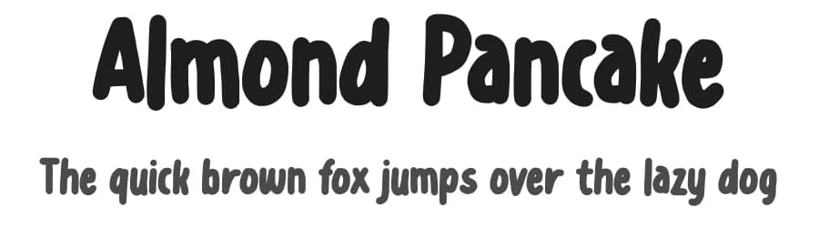 Almond Pancake by Gassstype — Script Handwritten Font
