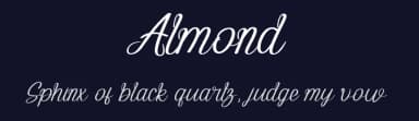 Almond by Etik Fatimah — Script Handwritten Font — thumbnail 2