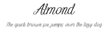 Almond by Etik Fatimah — Script Handwritten Font — thumbnail 1