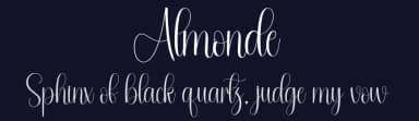 Almonde by Andi Moz — Script Handwritten Font — thumbnail 2