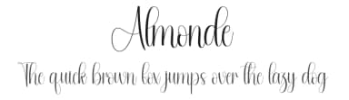 Almonde by Andi Moz — Script Handwritten Font — thumbnail 1