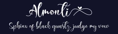 Almonti by infontree store — Script Handwritten Font — thumbnail 2