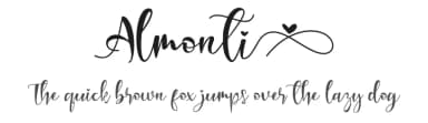 Almonti by infontree store — Script Handwritten Font — thumbnail 1