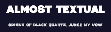 Almost Textual by Graphicxell — Sans Serif Font — thumbnail 2