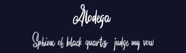 Alodega by Riki — Script Handwritten Font — thumbnail 2