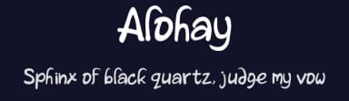 Alohay by L.Ilman Haris — Script Handwritten Font — thumbnail 2