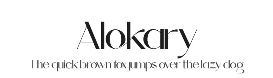Alokary by Hishand Studio — Sans Serif Font