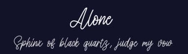 Alone by Scratchones — Script Handwritten Font — thumbnail 2