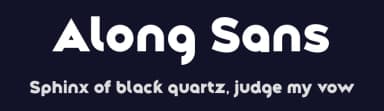 Along Sans by Ryul Davidson — Sans Serif Font — thumbnail 2