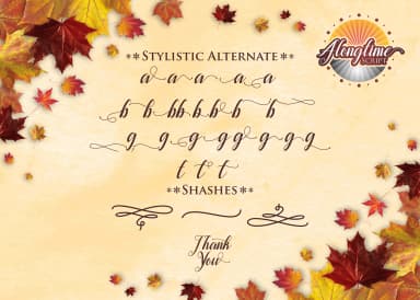 Alongtime Script Font by afredo.fk — Script Handwritten Font — thumbnail 3