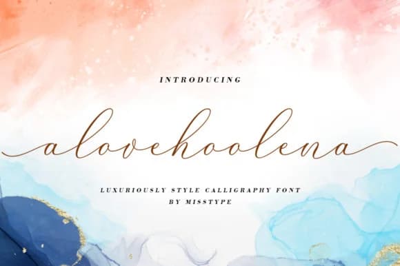 Alove Hoolena Font by IRF Lab Studio — Script Handwritten Font