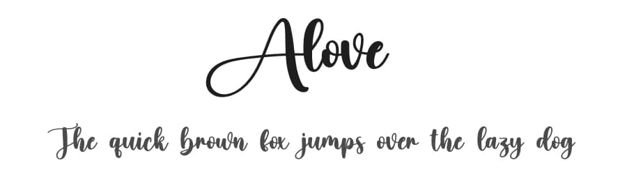 Alove by Scratchones — Script Handwritten Font