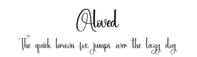 Aloved by Scratchones — Script Handwritten Font — thumbnail 1
