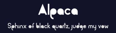 Alpaca by Dirt2.com - SickCapital — Sans Serif Font — thumbnail 2