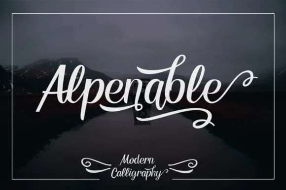 Alpenable Font by Mindtype Co. — Script Handwritten Font