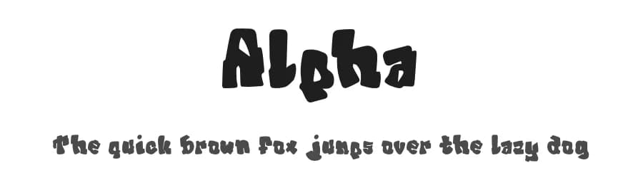 Alpha by Display Studio — Script Handwritten Font