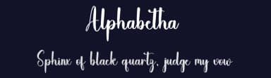 Alphabetha by Inermedia Studio — Script Handwritten Font — thumbnail 2