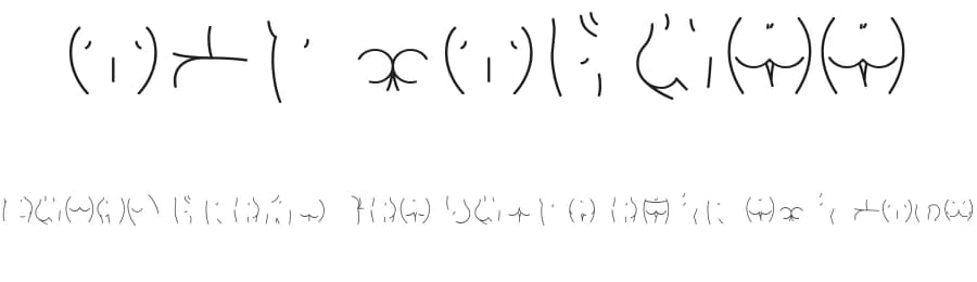 Alphabutt by Loretta Aho — Dingbats Font