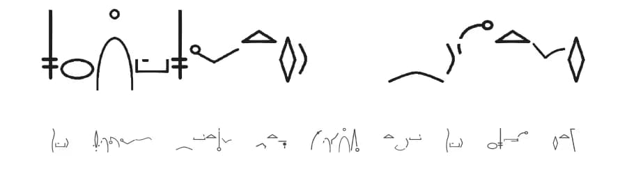 Alphacode Beyond by Shelley Evans — Dingbats Font — preview 1