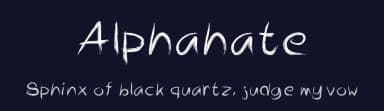 Alphahate by Hatemachine — Script Handwritten Font — thumbnail 2
