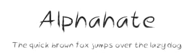 Alphahate by Hatemachine — Script Handwritten Font — thumbnail 1