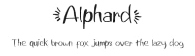 Alphard by Bonjour Type — Script Handwritten Font — thumbnail 1