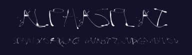 Alphasplat by Chippy Bowey — Script Handwritten Font — thumbnail 2