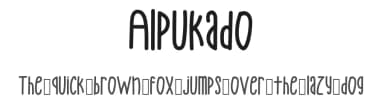 Alpukado by Yulius Pramaditya — Script Handwritten Font — thumbnail 1