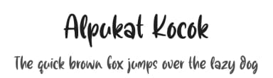 Alpukat Kocok by Abo Daniel Studio — Script Handwritten Font — thumbnail 1