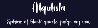 Alqulista by FreshtypeINK — Script Handwritten Font — thumbnail 2