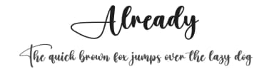 Already by Scratchones — Script Handwritten Font — thumbnail 1