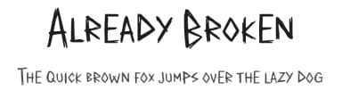 Already Broken by Allouse Studio — Script Handwritten Font — thumbnail 1