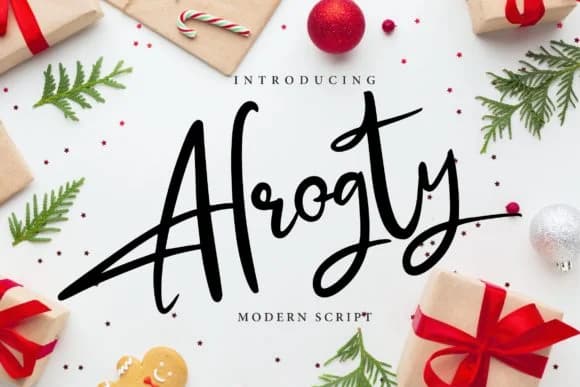 Alrogty Font by Vunira — Script Handwritten Font