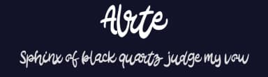 Alrte by Vunira Design — Script Handwritten Font — thumbnail 2