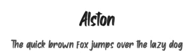 Alston by Skiiller Studio — Script Handwritten Font — thumbnail 1