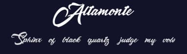 Altamonte by Billy Argel Fonts ® — Script Handwritten Font — thumbnail 2