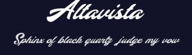 Altavista by Billy Argel Fonts ® — Script Handwritten Font — thumbnail 2