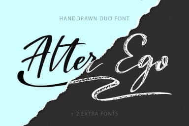 Alter Ego Duo Font by Red Ink — Script Handwritten Font — thumbnail 1