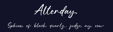 Alterday by Khurasan — Script Handwritten Font — thumbnail 2