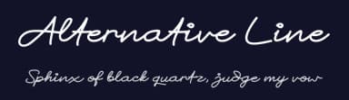 Alternative Line by Onne Hermawan — Script Handwritten Font — thumbnail 2