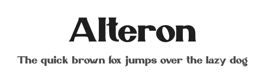 Alteron by Absonstype Studio — Serif Font — preview 1