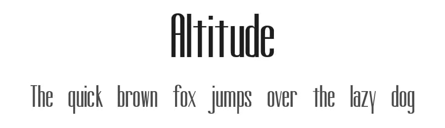 Altitude by Isabel Estep — Sans Serif Font