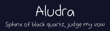 Aludra by Sidkia Nurisa Firda — Script Handwritten Font — thumbnail 2