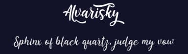 Alvarisky by PutraCetol Studio — Script Handwritten Font — thumbnail 2