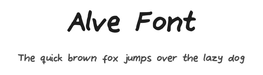 Alve Font by Mathias — Script Handwritten Font