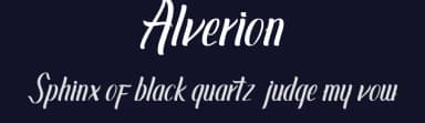 Alverion by Muhammad Ahwal Bobby — Script Handwritten Font — thumbnail 2
