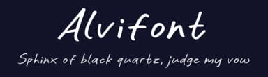 Alvifont by Khurasan — Script Handwritten Font — thumbnail 2