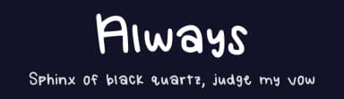 Always by Kelsi Sockwell — Script Handwritten Font — thumbnail 2